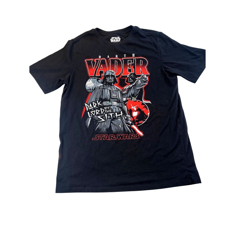 Star Wars Darth Vader Dark Lord of the Sith Graphic T-Shirt Mad Engine Black XL